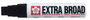 Sakura Marqueur permanent extra large Noir